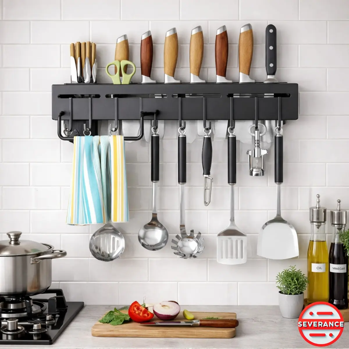soporte colgante para cuchillos y utensillos de cocina soporte colgante para cuchillos y utensillos de cocina