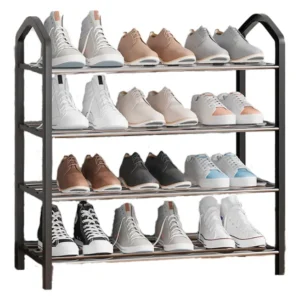 botinero organizador de zapatos 4 estantes 12 pares