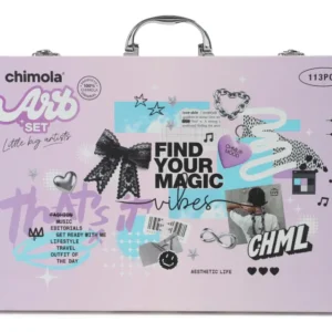 Set maleta Chimola Color Crush Arte 113 Pcs